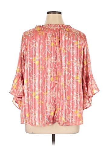 LC Lauren Conrad 3/4 Sleeve Blouse (view 2)