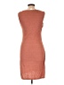 Leith Solid Brown Casual Dress Size L - photo 2