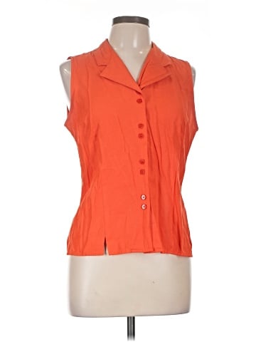 DressBarn Sleeveless Button-Down Shirt (view 1)
