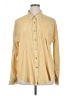 Allison Joy 100% Polyester Stripes Yellow Long Sleeve Blouse Size XL - photo 1