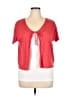 Sigrid Olsen 100% Linen Red Cardigan Size XL - photo 1