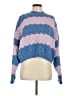 Cotton Candy LA 100% Polyester Color Block Blue Pullover Sweater Size M - photo 1