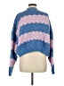 Cotton Candy LA 100% Polyester Color Block Blue Pullover Sweater Size M - photo 2