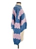 Cotton Candy LA 100% Polyester Color Block Blue Pullover Sweater Size M - photo 4