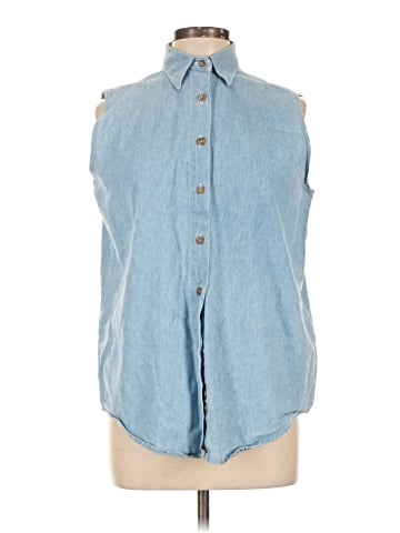 Three Rivers Sleeveless Button-Down Shirt (view 1)