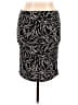 DKNY 100% Polyester Graphic Black Casual Skirt Size M - photo 1