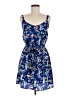 Bebop 100% Polyester Paisley Blue Casual Dress Size M - photo 1