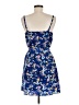 Bebop 100% Polyester Paisley Blue Casual Dress Size M - photo 2