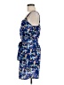 Bebop 100% Polyester Paisley Blue Casual Dress Size M - photo 5