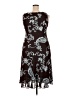 Studio 1 100% Polyester Paisley Brown Casual Dress Size 18 - photo 2