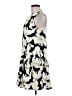 Nine West 100% Polyester Print Ivory Casual Dress Size M - photo 5