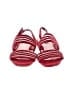 Isaac Mizrahi Stripes Red Sandals Size 11 - photo 2