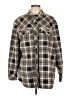 Empyre 100% Polyester Plaid Gray Coat Size L - photo 1