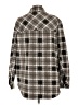 Empyre 100% Polyester Plaid Gray Coat Size L - photo 2