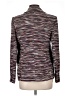 Elie Tahari Chevron-herringbone Purple Blazer Size 10 - photo 2