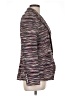 Elie Tahari Chevron-herringbone Purple Blazer Size 10 - photo 4