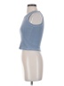 MNG 100% Cotton Blue Tank Top Size S - photo 5