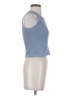 MNG 100% Cotton Blue Tank Top Size S - photo 4