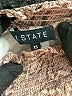 1.State 100% Polyester Brown Sleeveless Blouse Size XS - photo 7