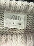 Zara Chevron-herringbone Ivory Pullover Sweater Size 8 - photo 3