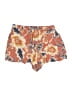 O'Neill 100% Viscose Floral Orange Shorts Size S - photo 2