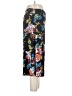 Coco Bianco Floral Black Casual Pants Size XL - photo 4