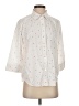 Blair Polka Dots White 3/4 Sleeve Blouse Size S - photo 1