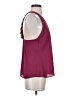 Octavia 100% Polyester Burgundy Sleeveless Blouse Size S - photo 4
