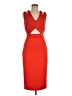 ASOS Color Block Orange Cocktail Dress Size 8 - photo 1