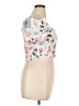 Monteau White Short Sleeve Top Size XL - photo 4