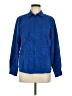 Chico's Design 100% Polyester Blue Long Sleeve Blouse Size Med (1) - photo 1