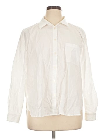 Ann Taylor LOFT Long Sleeve Button-Down Shirt (view 1)