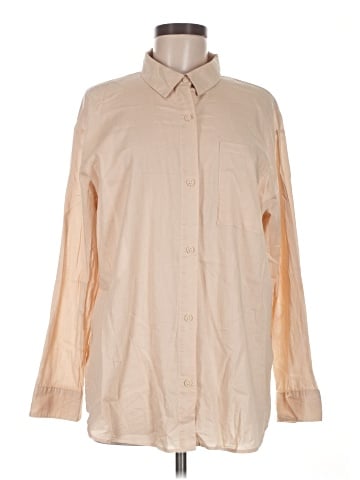 Divided by H&M Long Sleeve Button-Down Shirt (view 1)