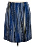 Etcetera Print Blue Casual Skirt Size 2 - photo 1