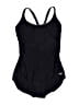Speedo Solid Black One Piece Swimsuit Size XL (38) - photo 1