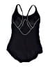 Speedo Solid Black One Piece Swimsuit Size XL (38) - photo 2
