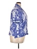 DressBarn 100% Rayon Floral Blue Short Sleeve Blouse Size 22 - photo 4