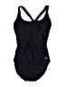 Speedo Solid Black One Piece Swimsuit Size 16 - photo 1