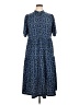 Max Studio Paisley Blue Casual Dress Size 1X - photo 1