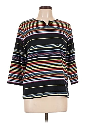 City Blues by Koret 3/4 Sleeve Top (view 1)