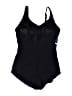 Speedo Stripes Black One Piece Swimsuit Size XL (38) - photo 2