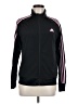 Adidas 100% Polyester Black Track Jacket Size M - photo 1