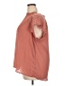 Peach 100% Polyester Pink Short Sleeve Blouse Size 3XL - photo 5