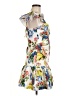 ASOS Floral White Cocktail Dress Size 6 - photo 4