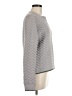 Limited Edition 100% Cotton Chevron-herringbone Gray Pullover Sweater Size M - photo 4