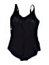 Speedo Stripes Black One Piece Swimsuit Size XL (38) - photo 2