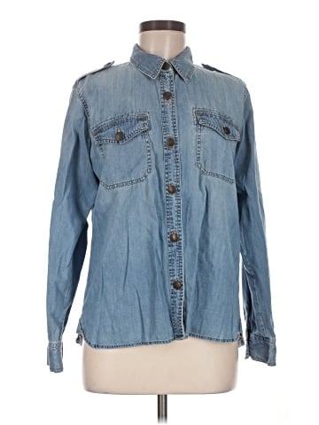 CAbi Long Sleeve Button-Down Shirt (view 1)