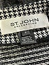 St. John Collection Houndstooth Gray Coat Size 6 - photo 6
