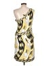 BCBGMAXAZRIA Graphic Yellow Cocktail Dress Size L - photo 2