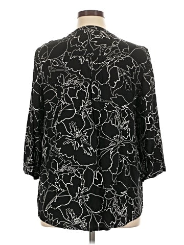 Liz Claiborne 3/4 Sleeve T-Shirt (view 2)